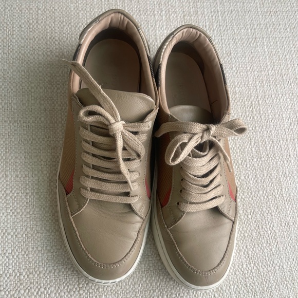 Burberry Salmond Tan Sneaker 37.5 - Picture 7 of 11
